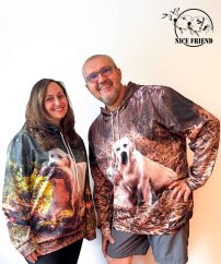 Unisex funkční 3D mikina s Vaší fotografií
