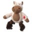 Hračka Dog Fantasy Snuggle mix zvířat s uzly a pískátkem 21cm