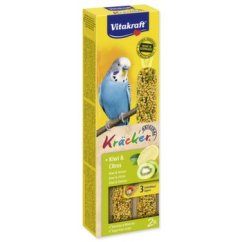 Tyčinky Vitakraft Kracker andulka, s kiwi a citrusy 2ks