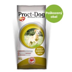 Proct-Dog Adult Energy 20 kg - Poškozený obal - SLEVA 15 %