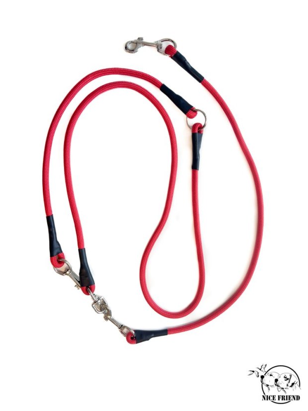Lovecké vodítko nylonové 8 mm klasická karabina