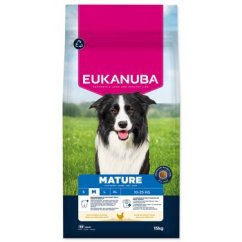 Krmivo EUKANUBA Mature Medium rich in fresh chicken 15kg