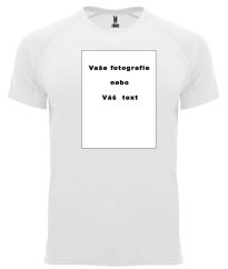 Bílé pánské tričko s vlastní fotografií
