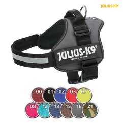Julius-K9 silový postroj 2/L-XL 71-96 cm/50 mm,  - černý
