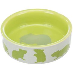 Keramická miska pro křečky barevná 80 ml/8 cm