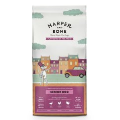 Vzorek Harper and Bone Dog Senior Light příchutě farmy 100 g