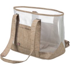 Transportní síťovaná taška MARY, 53 x 30 x 20 cm, nosnost 6 kg, písková