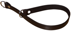 Stahovací obojek z ploché kůže
