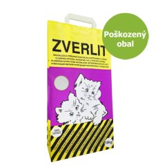 ZVERLIT fialový podestýlka super jemná s vůní 9,5-10 kg -  Poškozený obal - SLEVA 10 %