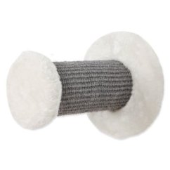 Škrabadlo Trixie k připevnění na stěnu bílá/šedá 18x22cm