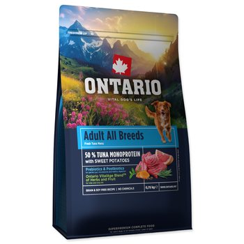 Krmivo Ontario Adult All Breeds Monoprotein Turkey & Sweet Potatoes 0,75kg