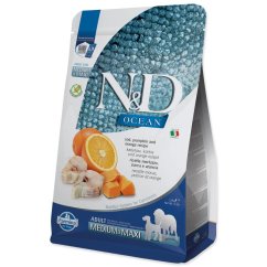 Krmivo N&D Dog Ocean Adult Medium & Maxi Codfish, Pumpkin & Orange 2,5kg