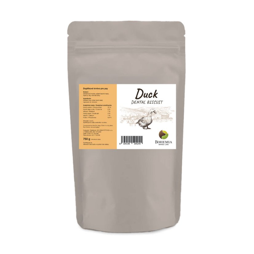 BOHEMIA BAKED Duck Denta Biscuit 750g