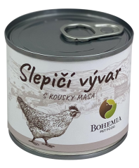 BOHEMIA Slepičí vývar  kousky masa 140ml