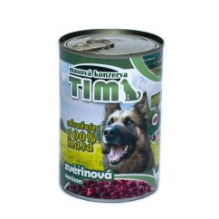 TIM Dog zvěřinová, konzerva 400 g