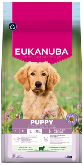 Krmivo EUKANUBA Puppy Large rich in lamb 12kg