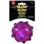 Hračka Dog Fantasy Glow míček z TPR gumy fialová 8cm