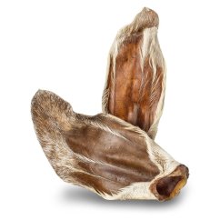 KIDDOG 100% Natural Snack, jehněčí ucho se srstí 12 - 16 cm / 2 ks