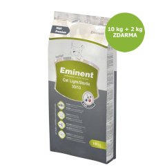 Eminent Cat Light & Sterile 10 kg + 2 kg ZDARMA
