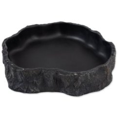Miska Repti Planet na krmení černá 19,5x17,5x4,2cm