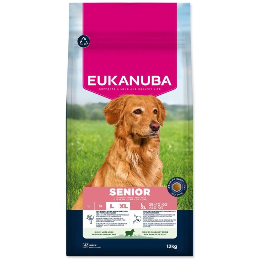 Krmivo EUKANUBA Senior Large rich in lamb 12kg