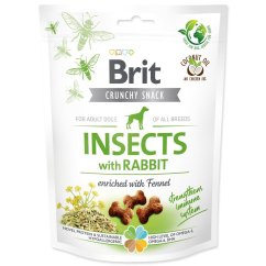 Pochoutka Brit Care Dog Crunchy Cracker Insects, králík s fenyklem 200g