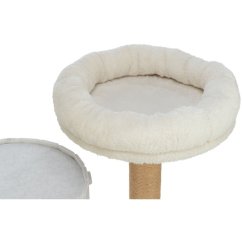 Škrabadlo FILIA s filcovým domkem, 58 × 37 cm, výška: 52 cm, krémová
