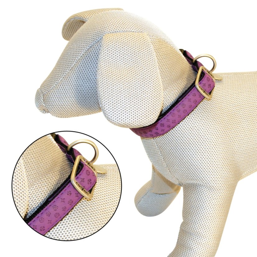 Obojek Mylord fialová 20 - 30 x 1 cm