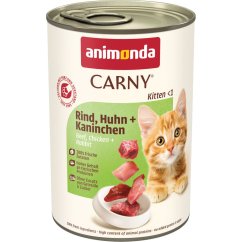 ANIMONDA konzerva CARNY Kitten - hovězí, kuře, králík 400g