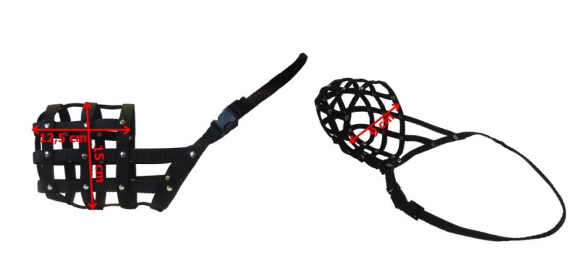 Náhubek popruh nylon č.09