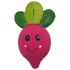 Hračka Dog Fantasy Latex zelenina řepa se zvukem 14cm