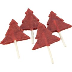 Xmas Tree Lollipop, vánoční lízátko stromeček s kachním prsem [80], 12 cm, 28 g