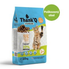 Thank’Q Standard Cat Adult Kuře 10 kg - Poškozený obal - SLEVA 15 %