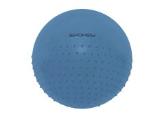 HALF FIT Gymnastický míč 2v1 masážní, 75 cm včetně pumpičky, modrý