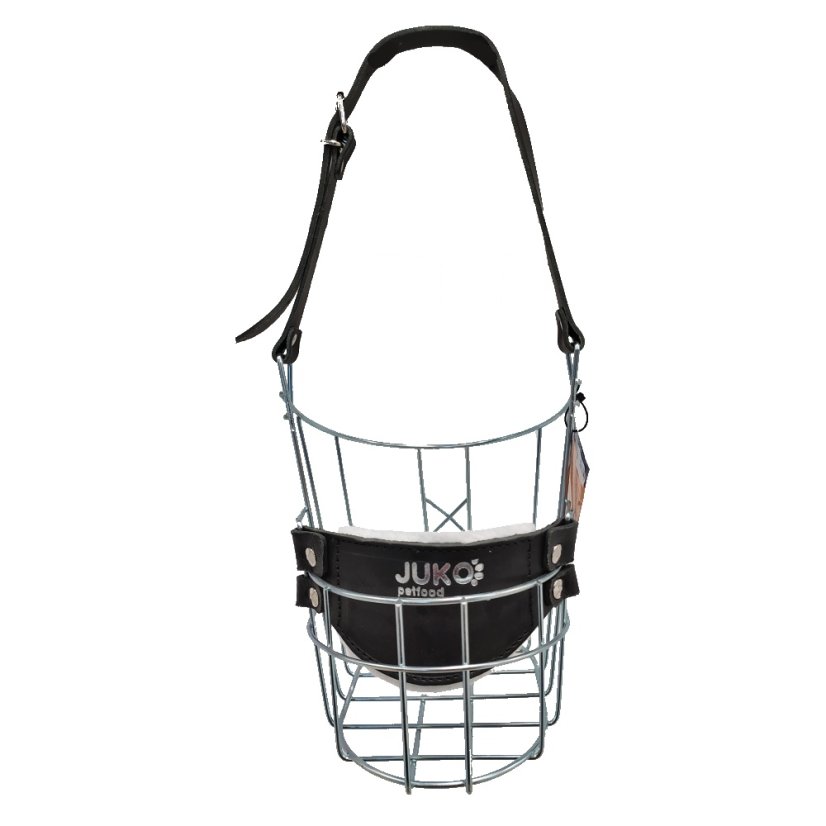 Náhubek zinek/kůže knírač velký - fena