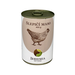 BOHEMIA Slepičí maso ve vlastní šťávě 400g
