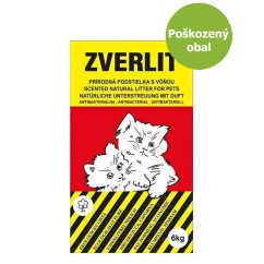 ZVERLIT červený podestýlka hrubá s vůní 5,5 kg - Poškozený obal - SLEVA 15 %