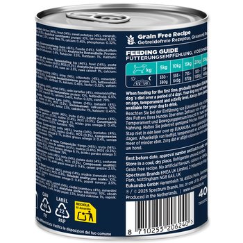 Konzerva EUKANUBA Adult bohatá na pstruha s batáty 400 g