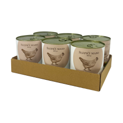 SIX PACK BOHEMIA Slepičí maso ve vlastní šťávě 800g