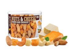Mix pražených <b>ořechů</b> a křupavých sýrů 120g