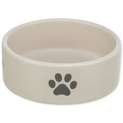 Miska Trixie keramická motiv packy šedá 0.8 l/ø 16 cm