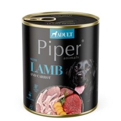 NEW PIPER s jehněčím a mrkví, konzerva pro psy 800 g