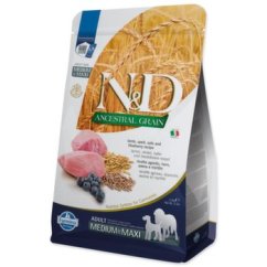Krmivo N&D Dog Adult Medium & Maxi Ancestral Grain Lamb, Spelt, Oats & Blueberry 2,5kg
