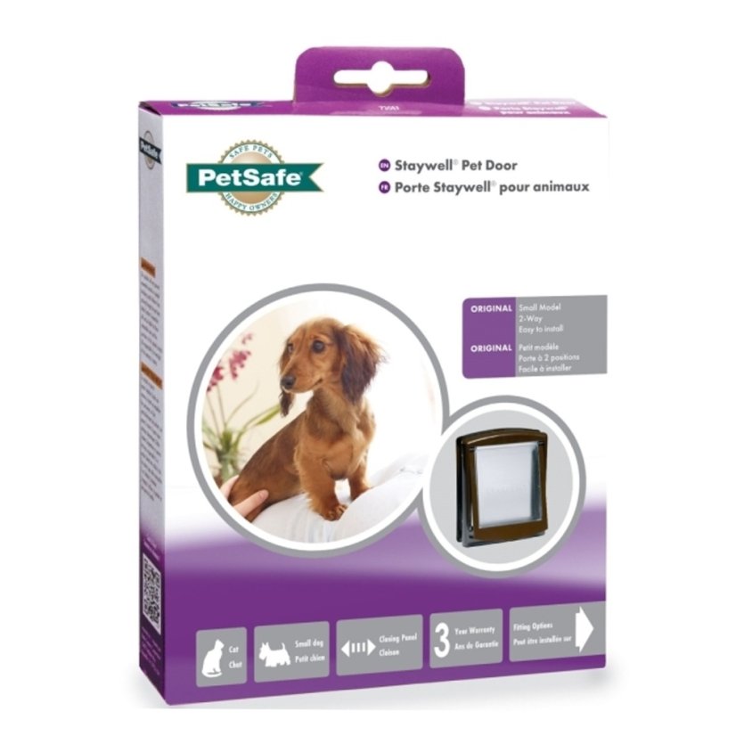 Průchozí dvířka Small hnědá