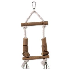 Hračka Epic Pet houpačka dřevěná s lanem 32cm