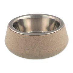 Miska Dog Fantasy nerez EcoStyle béžová 14cm, 480ml