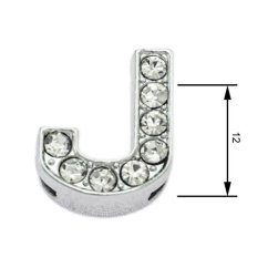 Navlékací písmenka J 12 mm