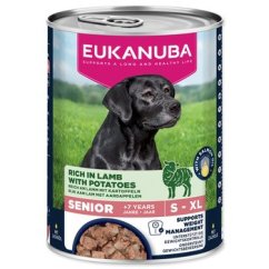 Konzerva EUKANUBA Senior bohatá na jehněčí s bramborami 400 g