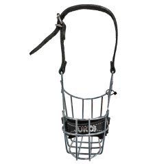 Náhubek zinek/kůže špic, pinč- fena