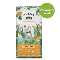 Harper and Bone Dog Adult Large & Medium příchutě farmy 12 kg - Poškozený obal - SLEVA 15 %